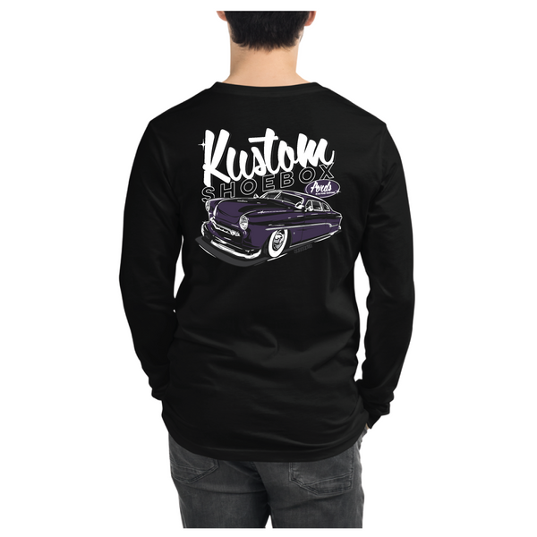 Kustom Shoebox Ford Library - 15 King - Adult Long Sleeve