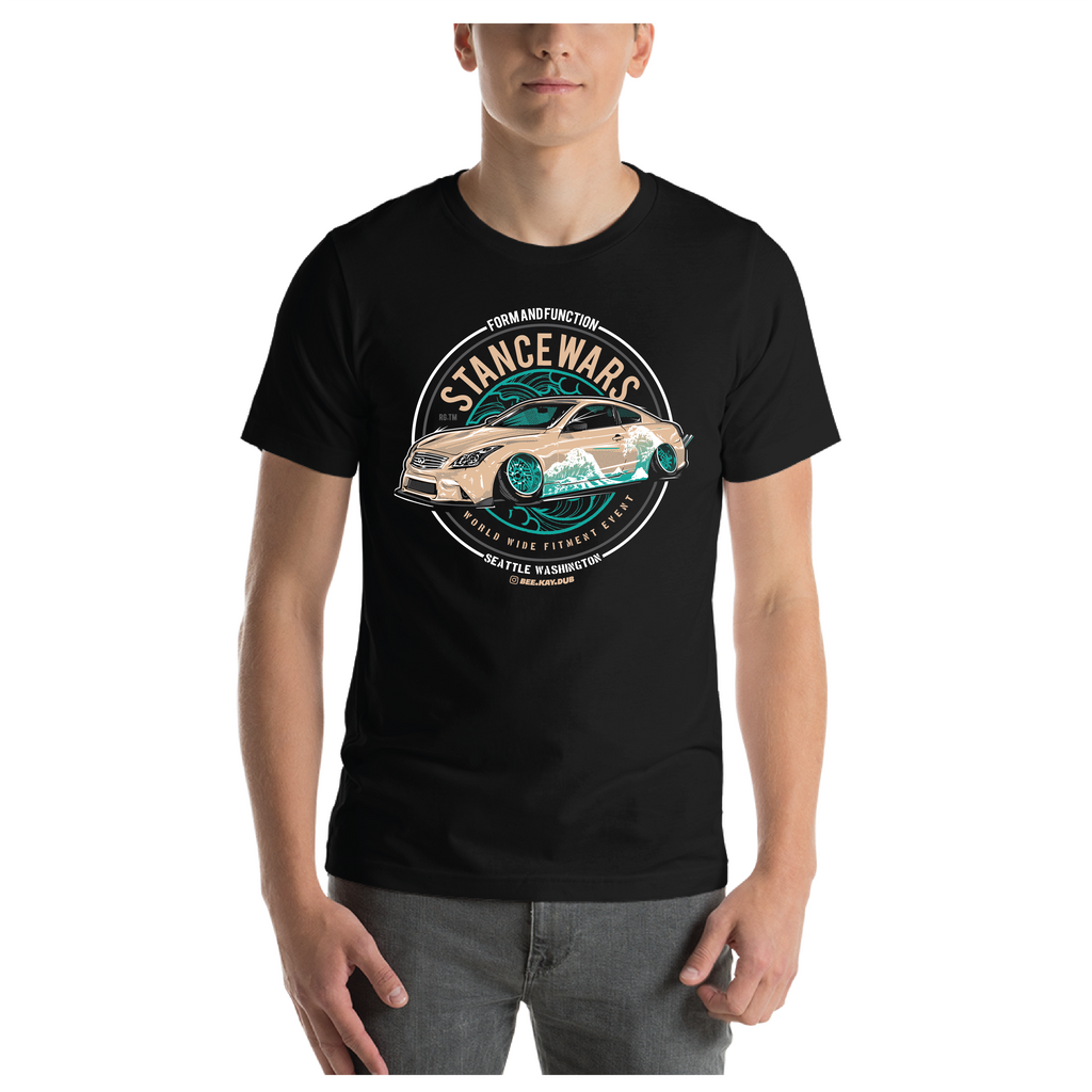 Stance Wars SW1 - Bee.Kay.Dub - Black T-shirt (Men's & Women's)