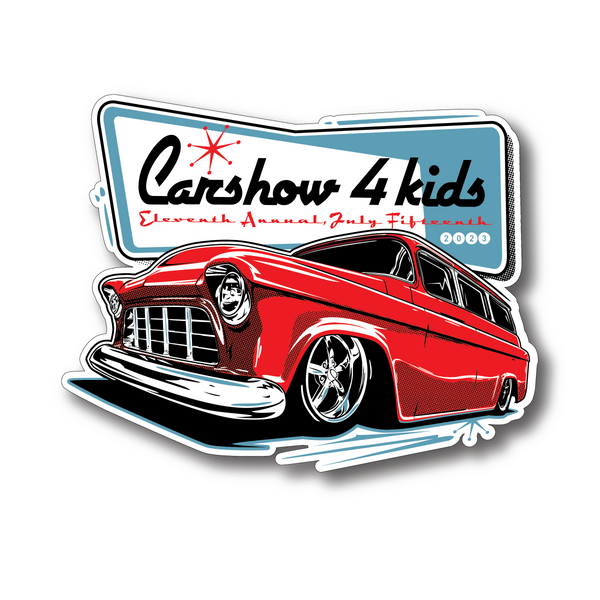 Car Show 4 Kids - #8 Suburban feature Design Sticker!
