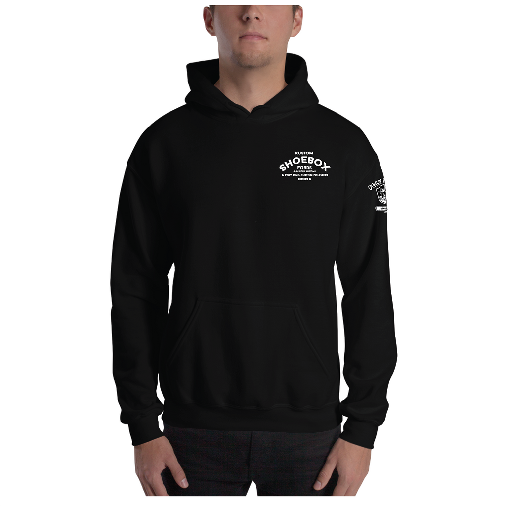 Kustom Shoebox Ford Library - 15 Poly -  Pull Over Hoodie