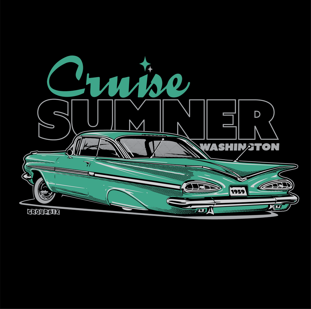 Cruise Sumner - 59 T-Shirt (Black Women's)