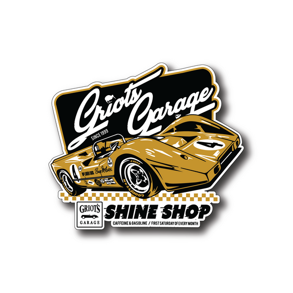 Griot's Garage - Caffeine & Gasoline CAN-AM Sticker