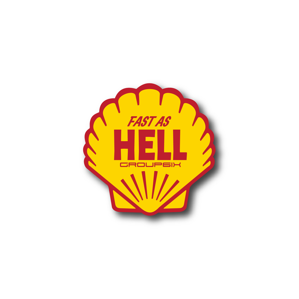 Fast as Hell Sticker!