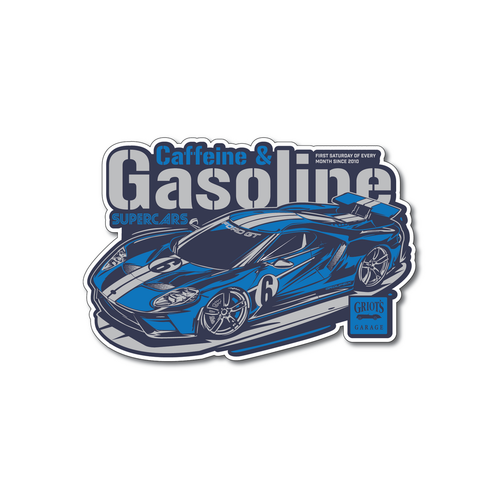 Griot's Garage - Caffeine & Gasoline FGT Sticker