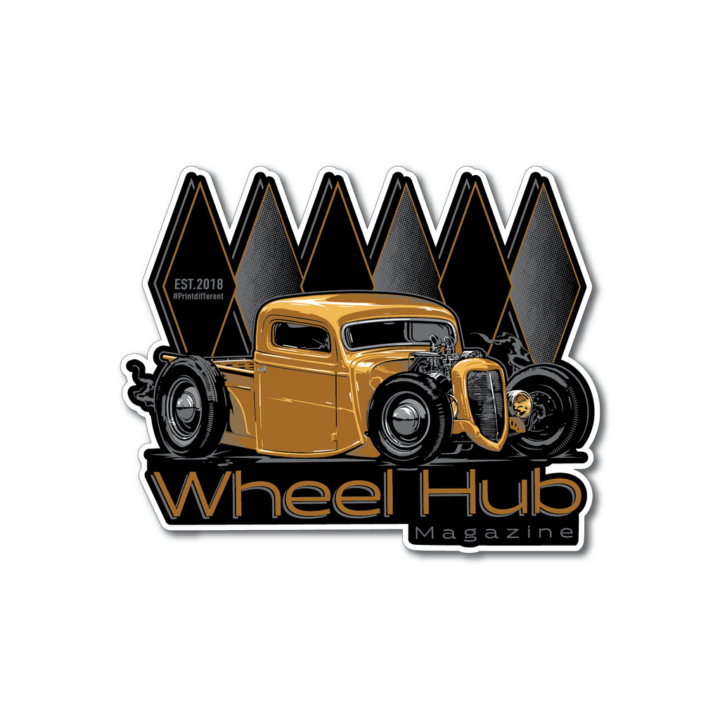 Wheel Hub Magazine's - Ace of Spades - Sticker