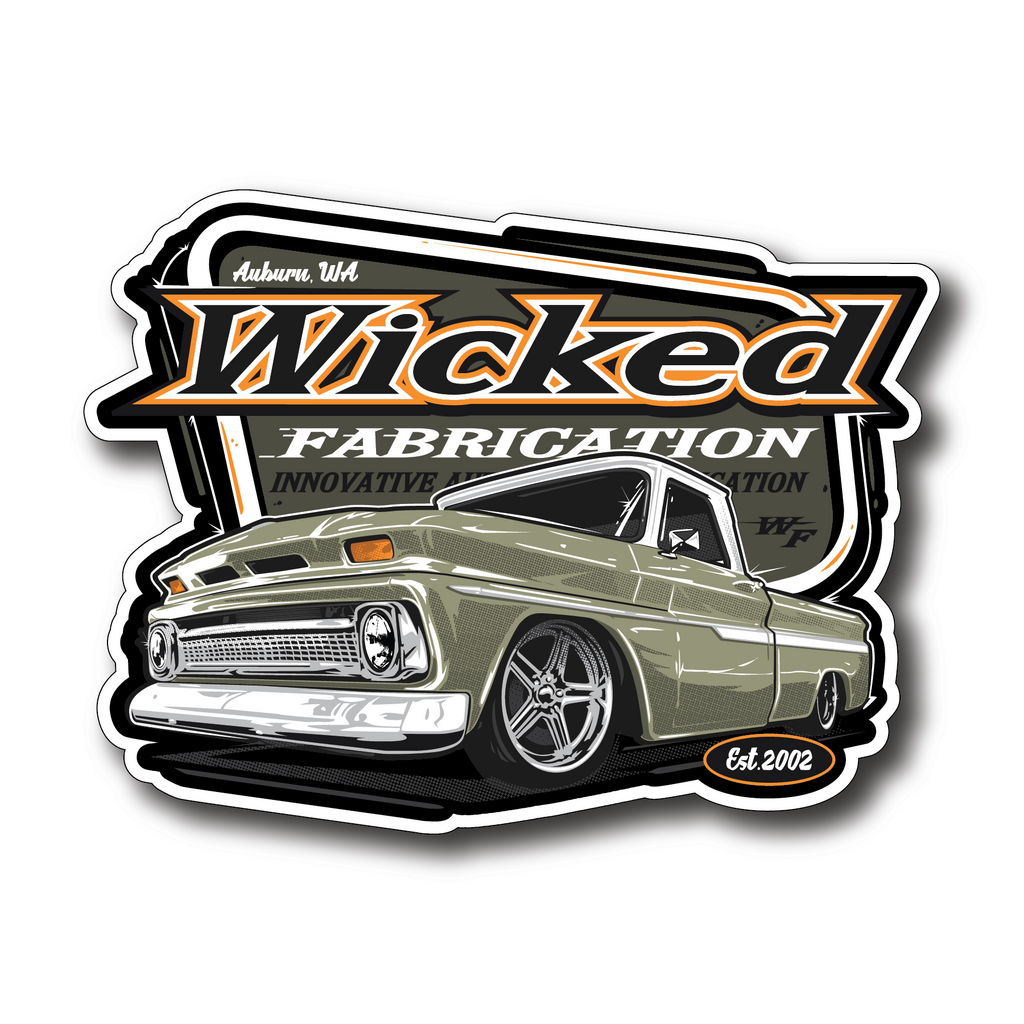 Wicked Fabrication - C10 Sticker - Series 1